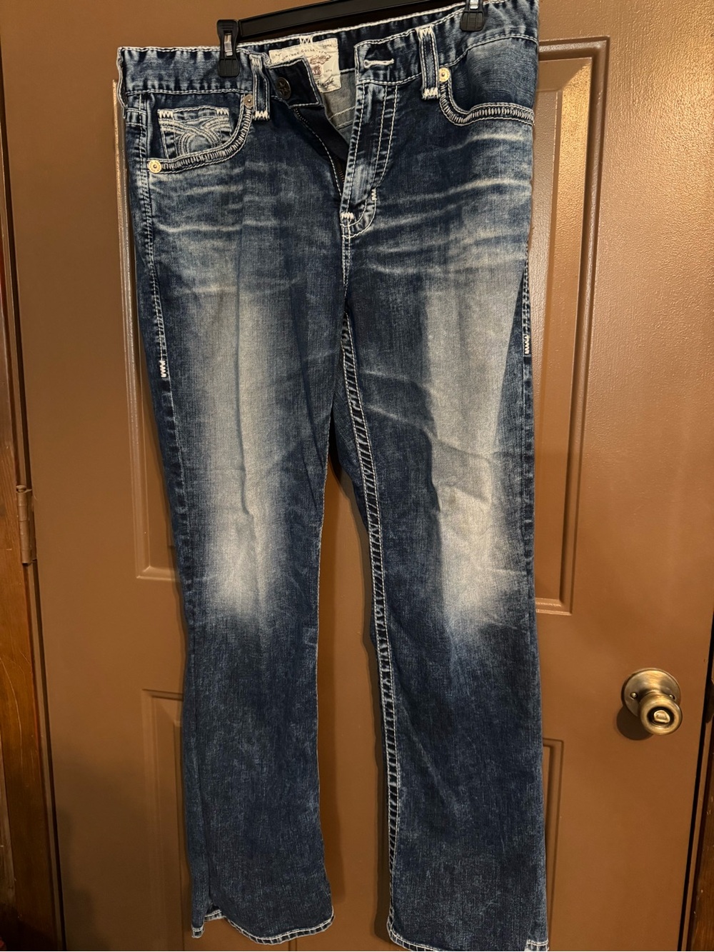 Big Star Denim Jeans Dark Blue with White Label